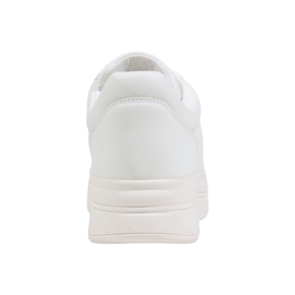 Guess White Polyethylene Platform Sneakers - Luxury Boutique Co