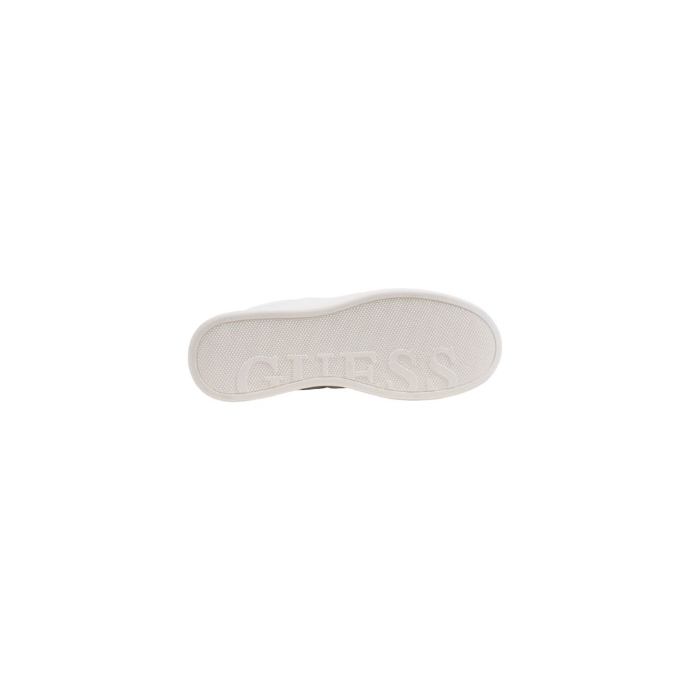 Guess White Polyethylene Platform Sneakers - Luxury Boutique Co