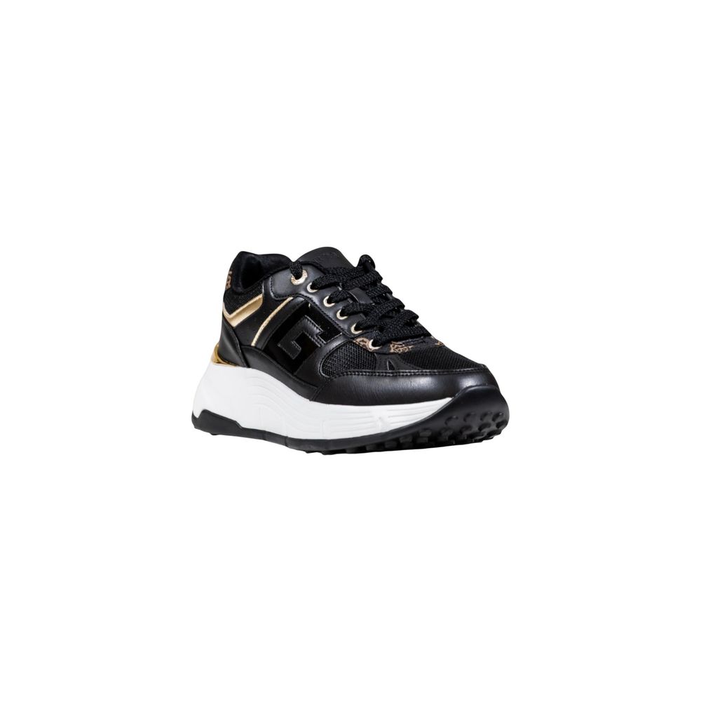 Guess Black Polyethylene Chunky Sneakers - Luxury Boutique Co