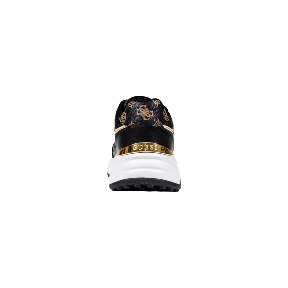 Guess Black Polyethylene Chunky Sneakers - Luxury Boutique Co