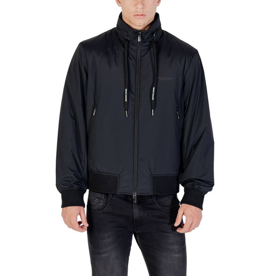 Armani Exchange Black Polyamide Bomber