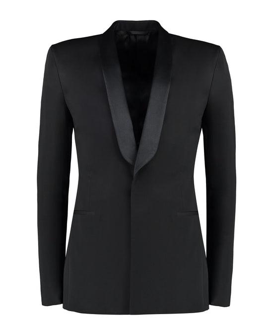 Givenchy Black Fibres Jackets And Coat