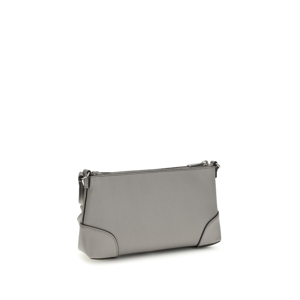 Michael Kors Gray Calf Leather Bos Taurus Wallet - Luxury Boutique Co