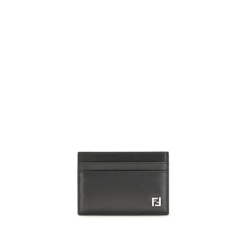 Fendi Black Calf Leather Bos Taurus Wallet - Luxury Boutique Co