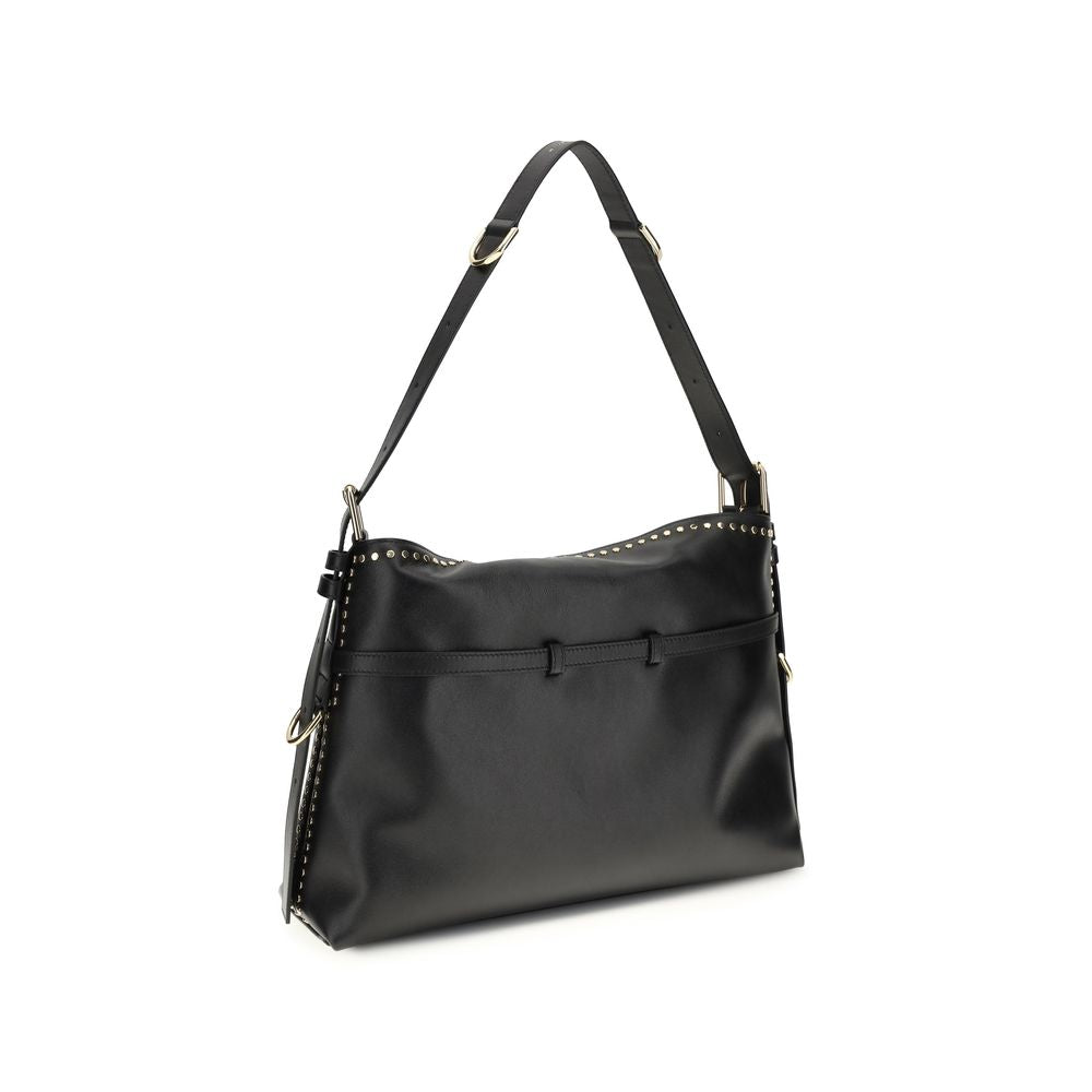 Givenchy Black Calf Leather Bos Taurus Shoulder Bag - Luxury Boutique Co