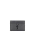Saint Laurent Gray Calf Leather Bos Taurus Wallet - Luxury Boutique Co