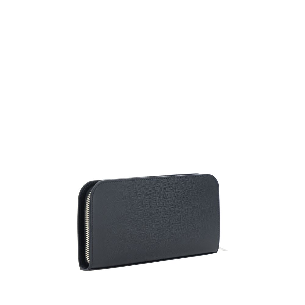 Saint Laurent Black Calf Leather Bos Taurus Wallet - Luxury Boutique Co