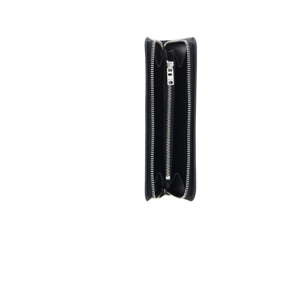 Saint Laurent Black Calf Leather Bos Taurus Wallet - Luxury Boutique Co