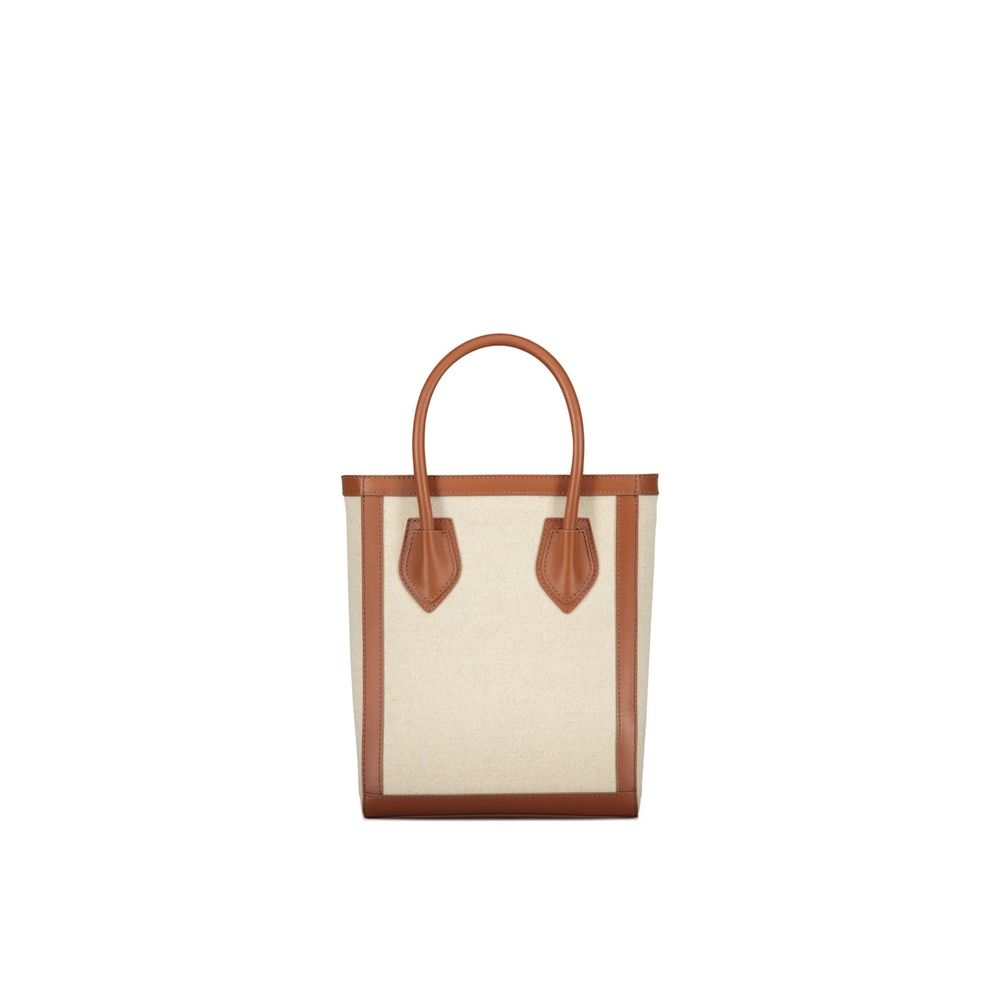 Balmain Brown Cotton Tote Bag - Luxury Boutique Co