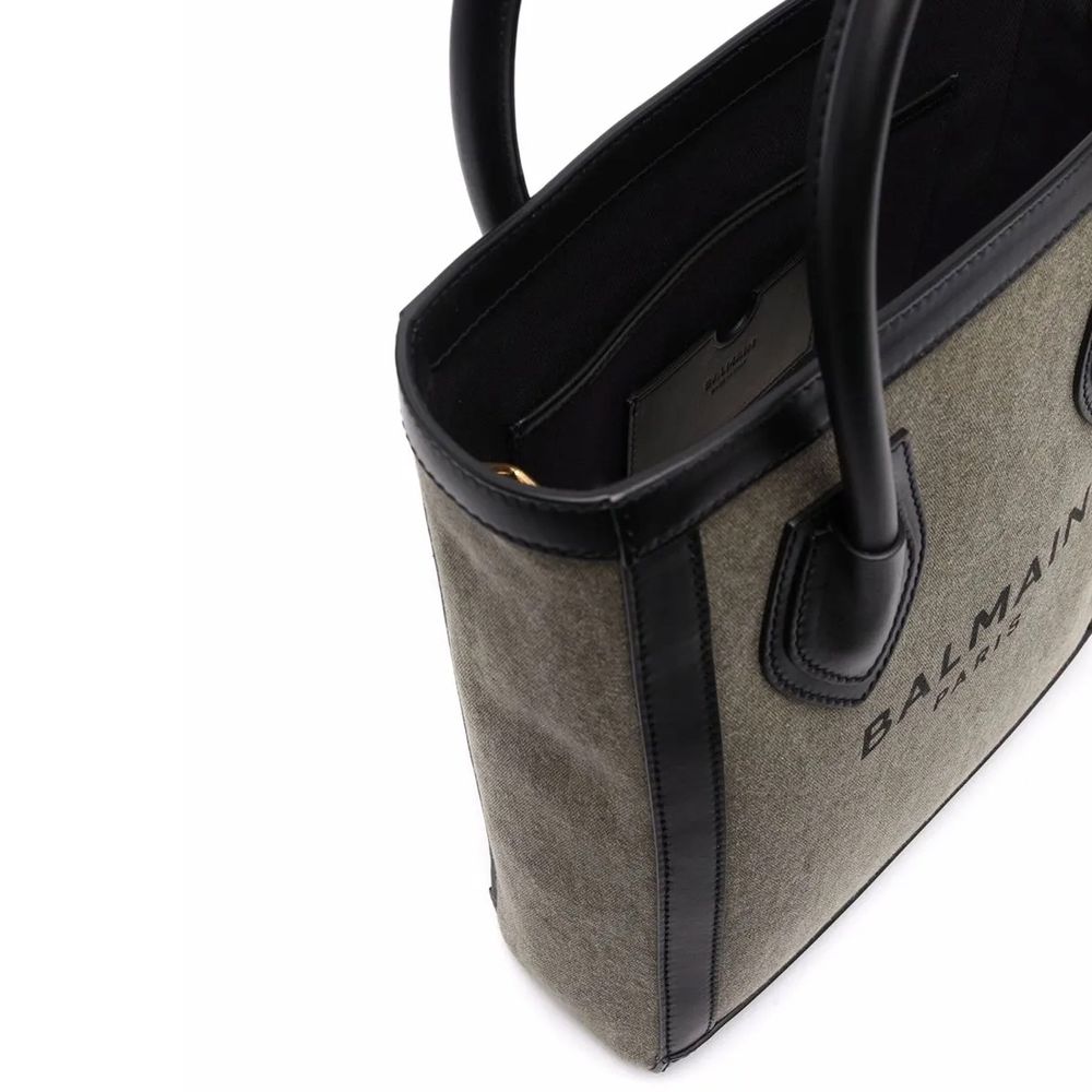 Balmain Bicolor Cotton Tote Bag - Luxury Boutique Co