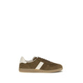 Tom Ford Brown Calf Leather Bos Taurus Low Top Sneakers - Luxury Boutique Co