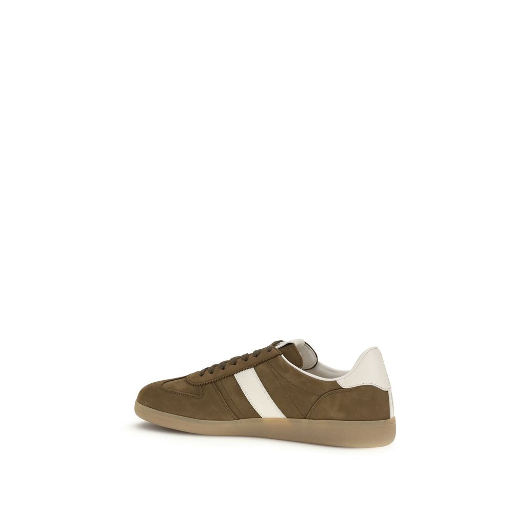 Tom Ford Brown Calf Leather Bos Taurus Low Top Sneakers - Luxury Boutique Co