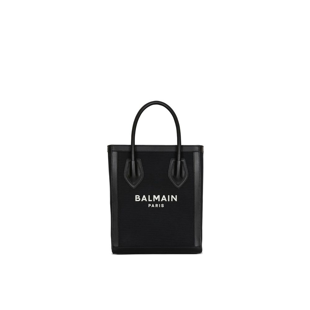 Balmain Black Cotton Tote Bag - Luxury Boutique Co