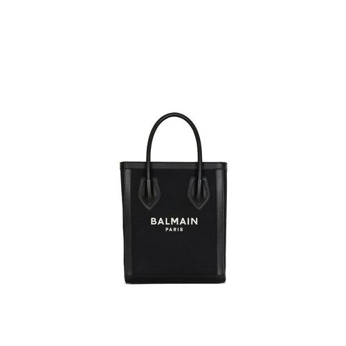 Balmain Black Cotton Tote Bag - Luxury Boutique Co