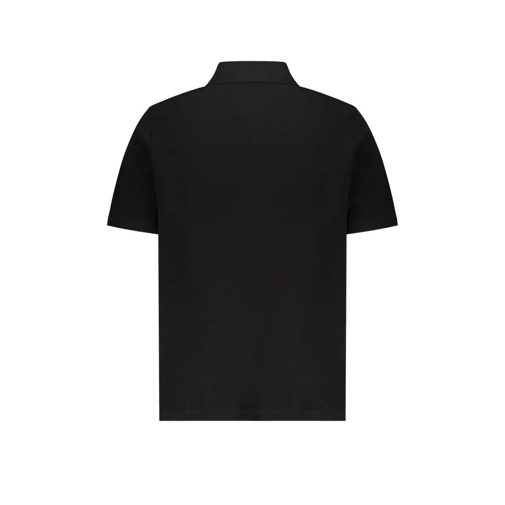 Balmain Black Cotton Polo Shirt - Luxury Boutique Co