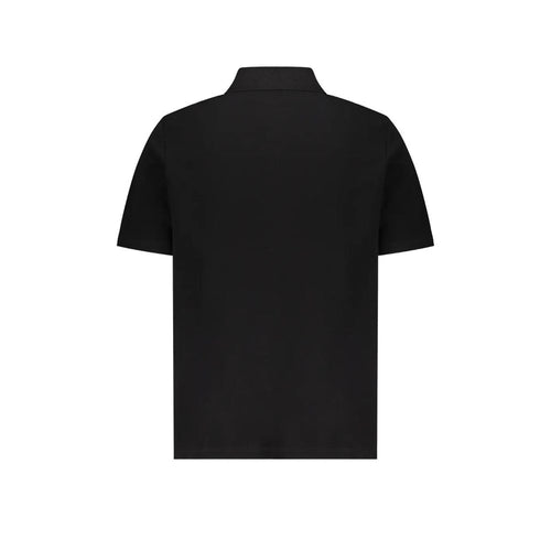 Balmain Black Cotton Polo Shirt - Luxury Boutique Co