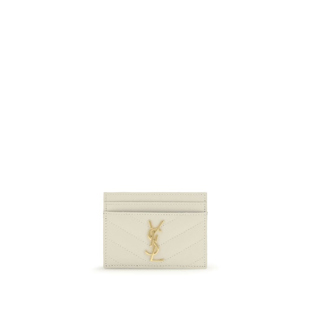Saint Laurent Beige Calf Leather Bos Taurus Wallet - Luxury Boutique Co