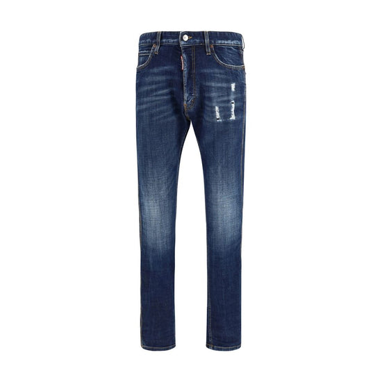 Dsquared² Blue Cotton Jeans Denim