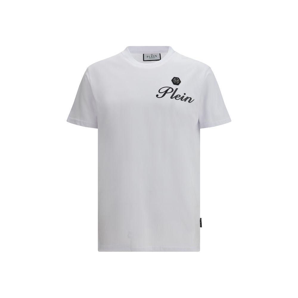 Philipp Plein White Cotton T-Shirt - Luxury Boutique Co