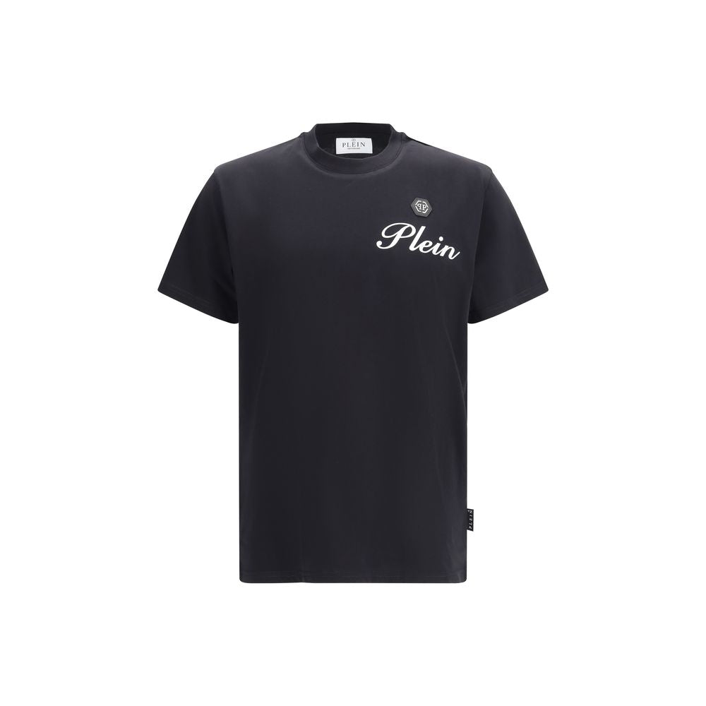 Philipp Plein Black Cotton T-Shirt - Luxury Boutique Co