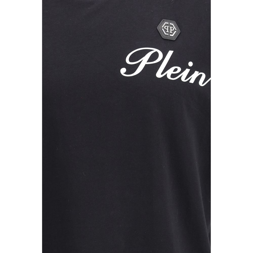 Philipp Plein Black Cotton T-Shirt - Luxury Boutique Co