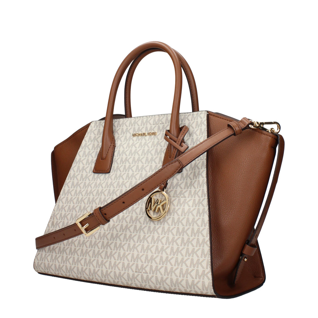 Michael Kors Beige Fabric Handbag - Luxury Boutique Co