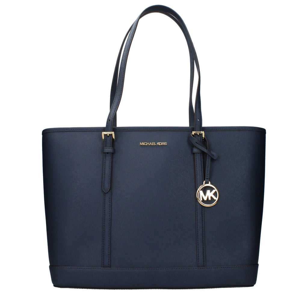 Michael Kors Blue Leather Shoulder Bag - Luxury Boutique Co