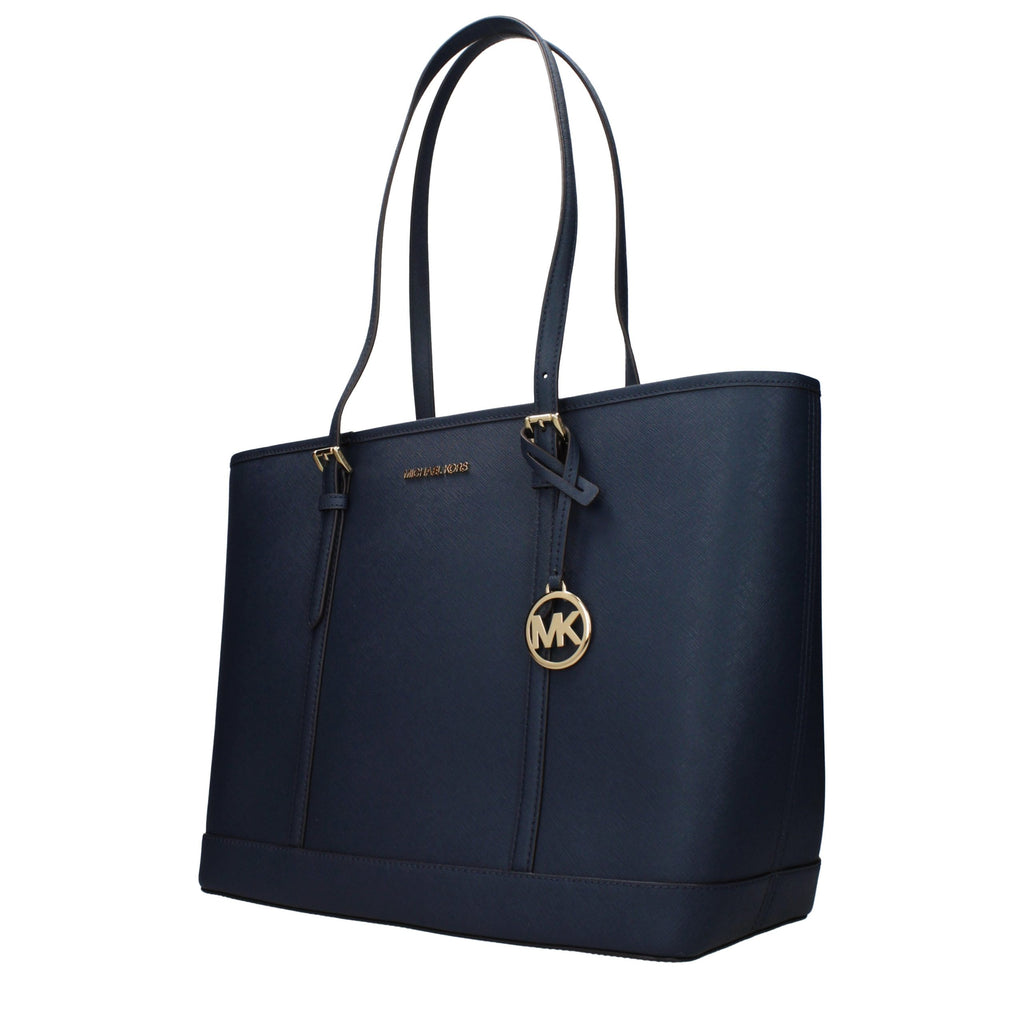 Michael Kors Blue Leather Shoulder Bag - Luxury Boutique Co