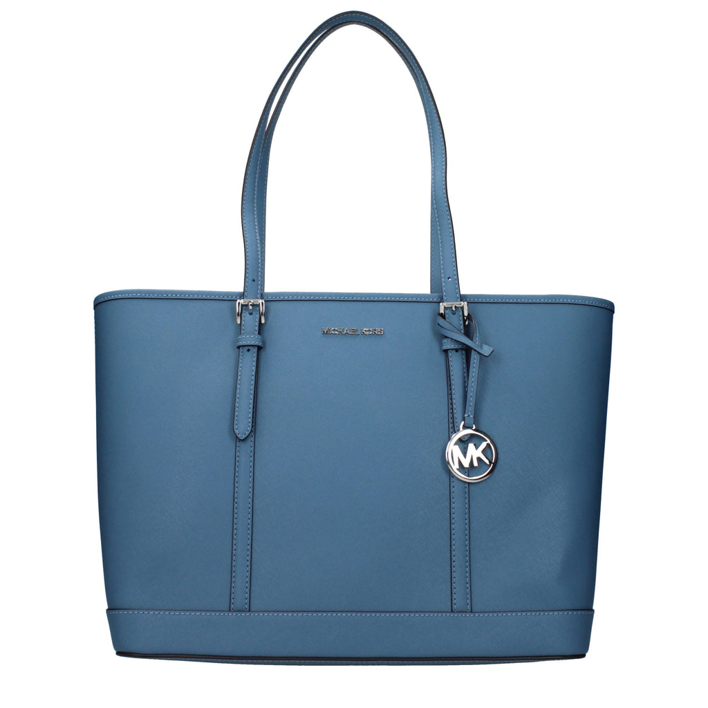 Michael Kors Blue Leather Shoulder Bag - Luxury Boutique Co