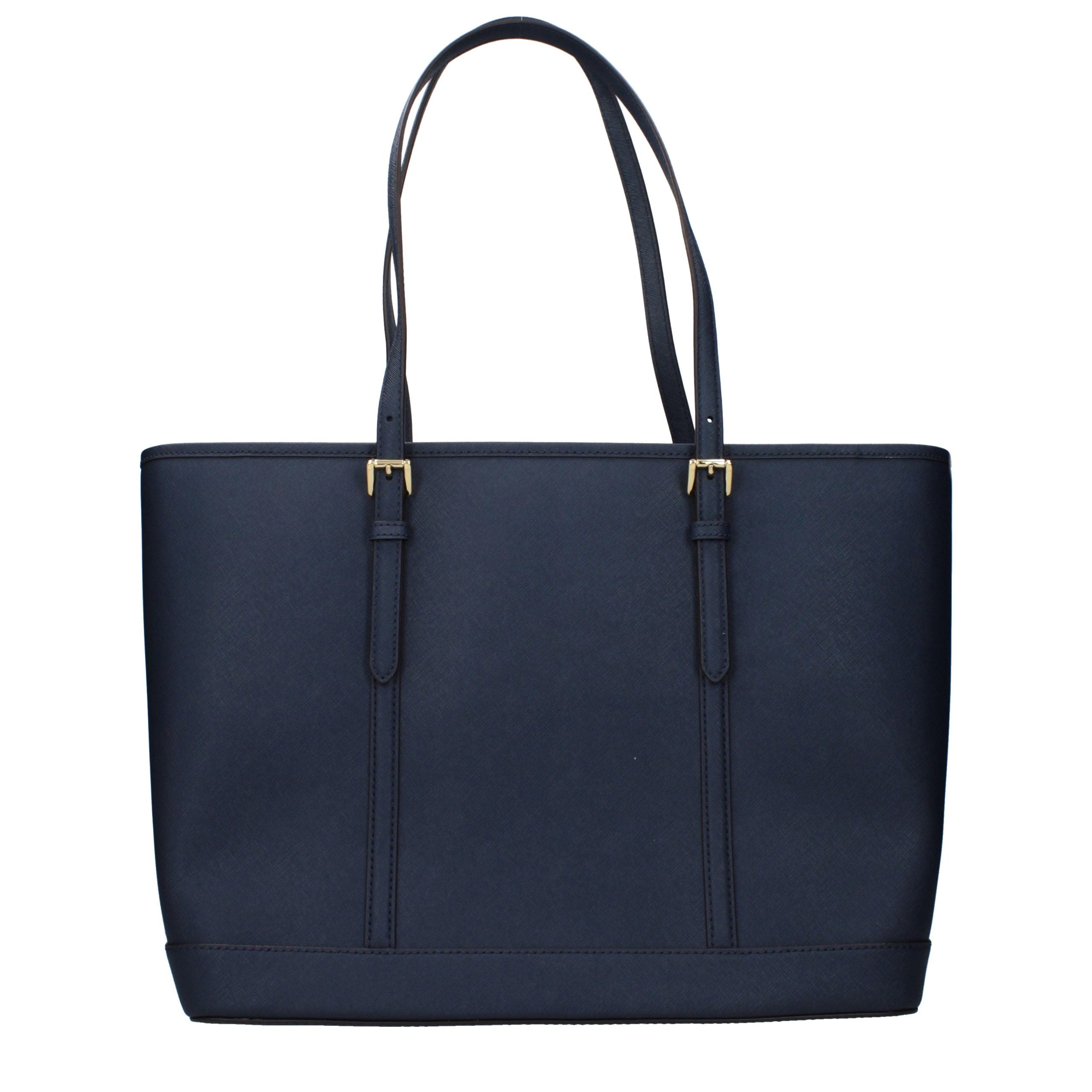 Michael Kors Blue Leather Shoulder Bag - Luxury Boutique Co
