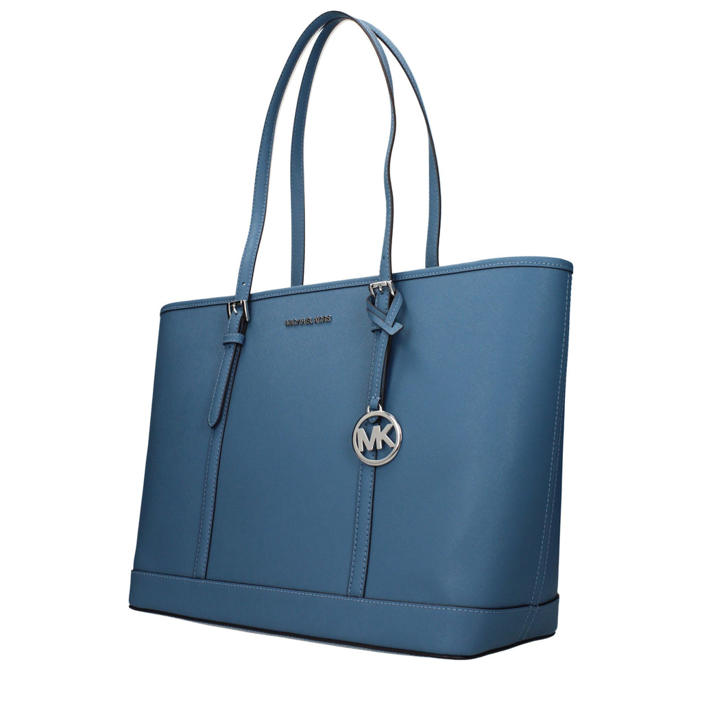 Michael Kors Blue Leather Shoulder Bag - Luxury Boutique Co