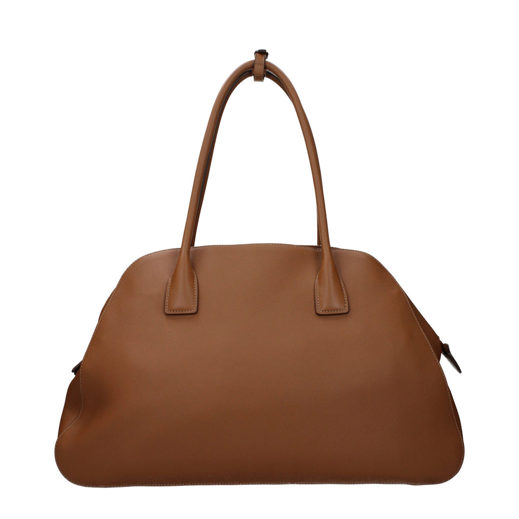 Prada Brown Leather Shoulder Bag - Luxury Boutique Co