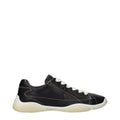 Prada Black Leather Sneakers - Luxury Boutique Co