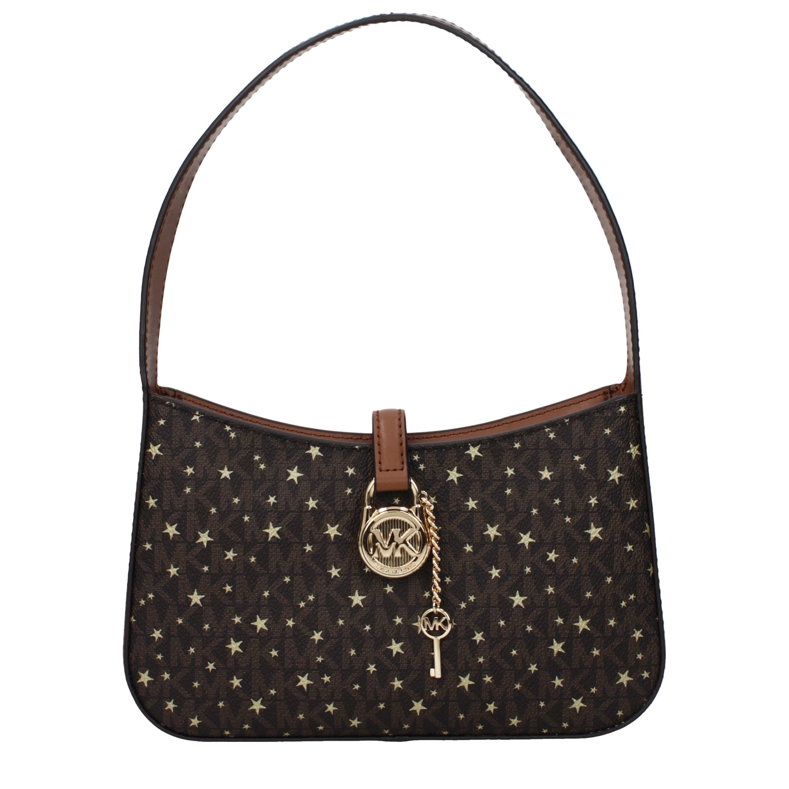 Michael Kors Brown Fabric Handbag - Luxury Boutique Co