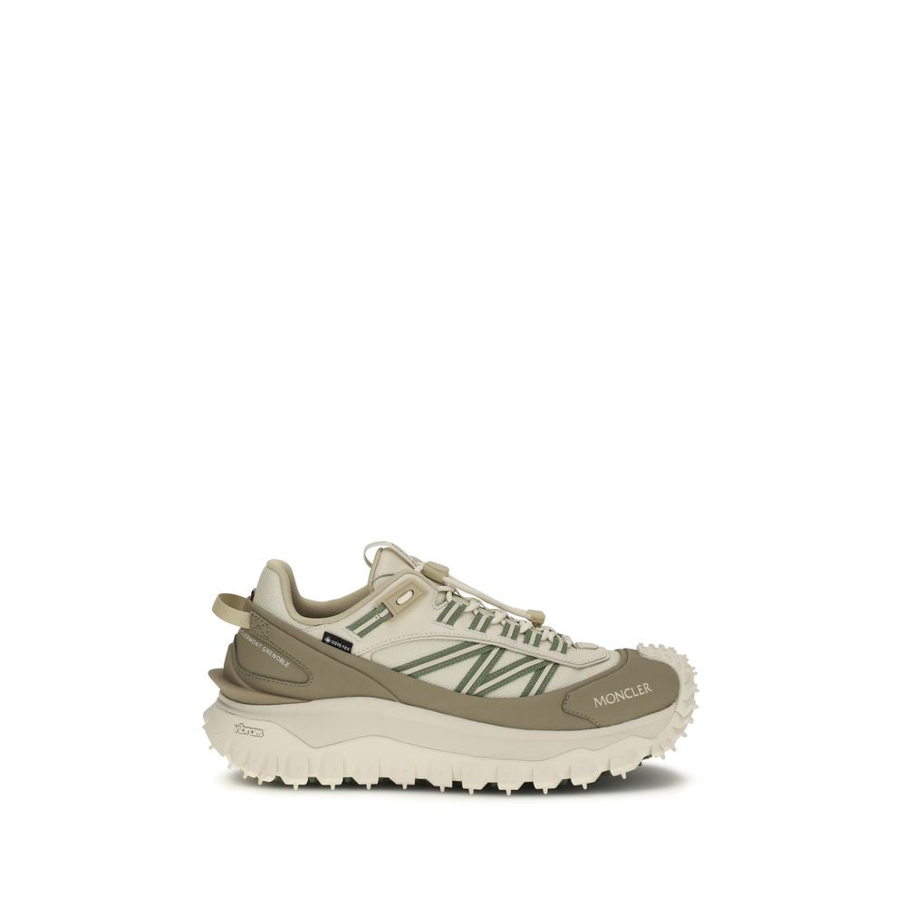 Moncler Beige Polyamide Athletic Sneakers - Luxury Boutique Co
