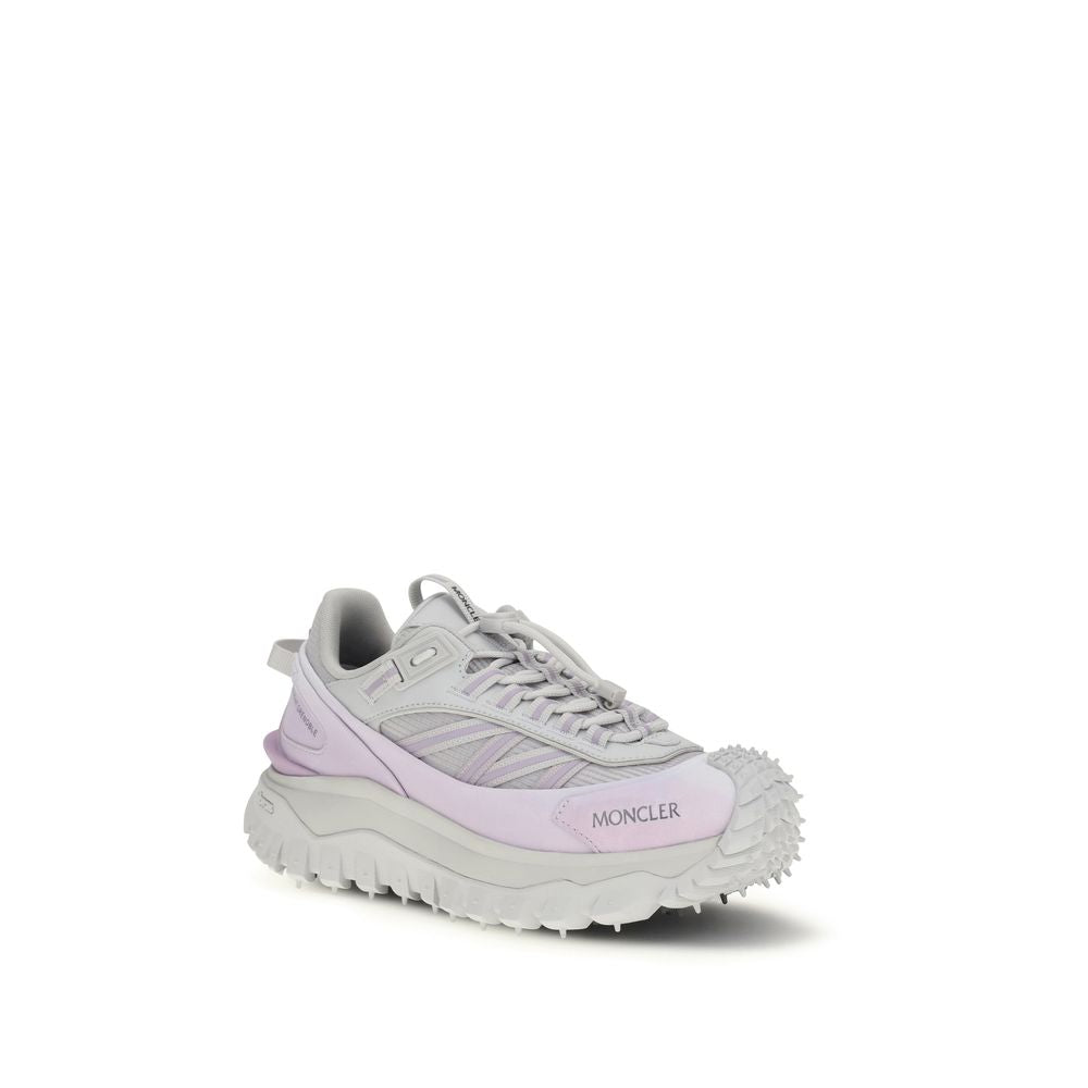 Moncler Purple Polyester Athletic Sneakers - Luxury Boutique Co