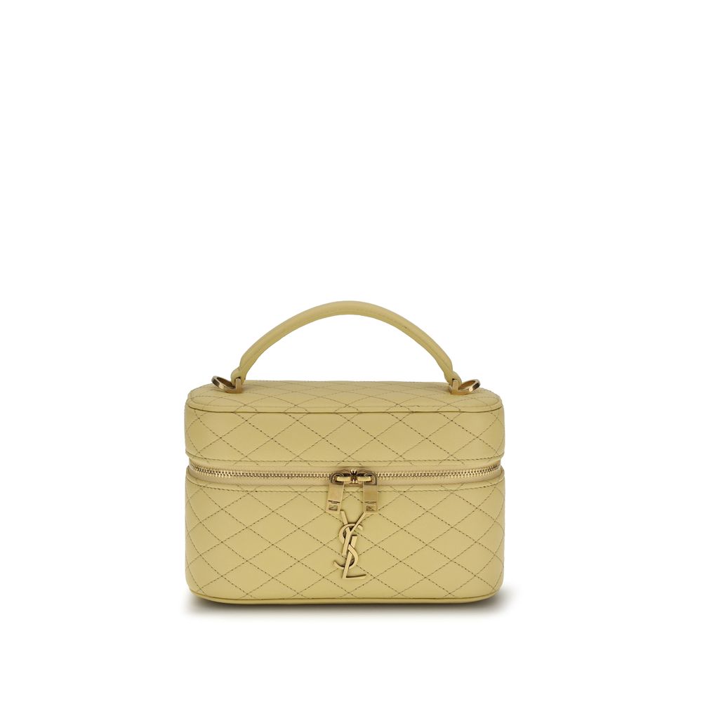 Saint Laurent Bicolor Calf Leather Bos Taurus Handbag - Luxury Boutique Co