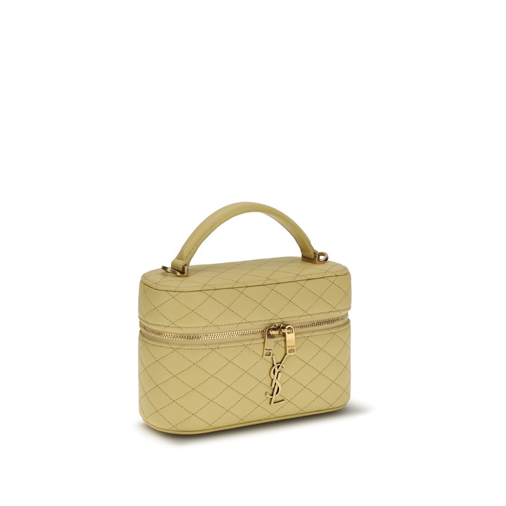 Saint Laurent Bicolor Calf Leather Bos Taurus Handbag - Luxury Boutique Co