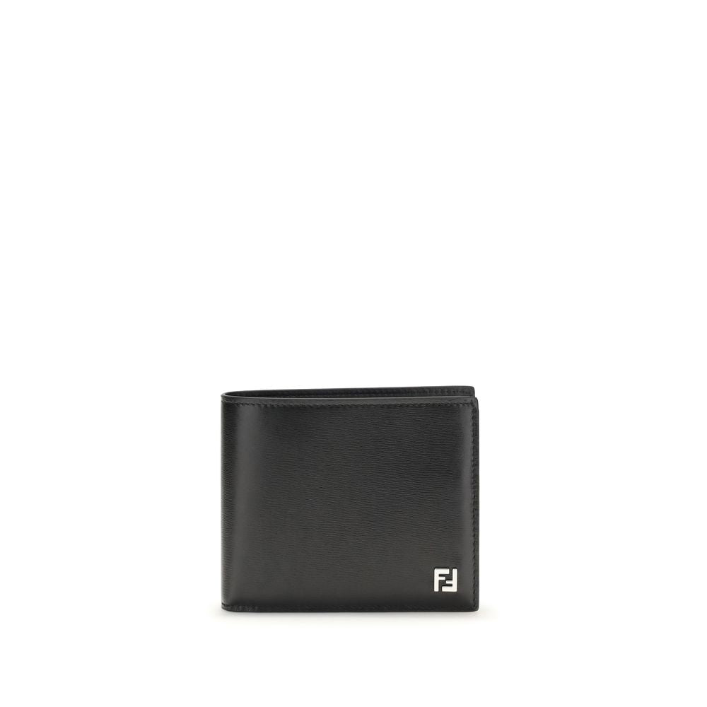 Fendi Black Calf Leather Bos Taurus Wallet - Luxury Boutique Co