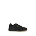 Saint Laurent Black Calf Leather Bos Taurus Low Top Sneakers - Luxury Boutique Co