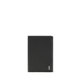 Saint Laurent Black Calf Leather Bos Taurus Wallet - Luxury Boutique Co