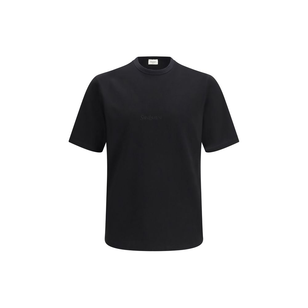 Saint Laurent Black Cotton T-Shirt - Luxury Boutique Co
