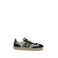 Balmain Gray Calf Leather Bos Taurus Low Top Sneakers - Luxury Boutique Co