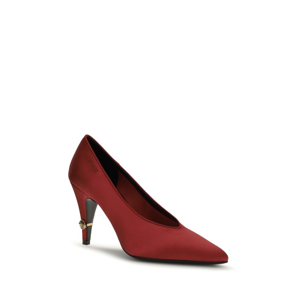 Versace Multicolor Viscose High Heel Pumps - Luxury Boutique Co