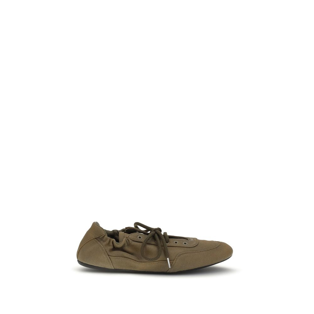 Prada Bicolor Cotton Athletic Sneakers - Luxury Boutique Co