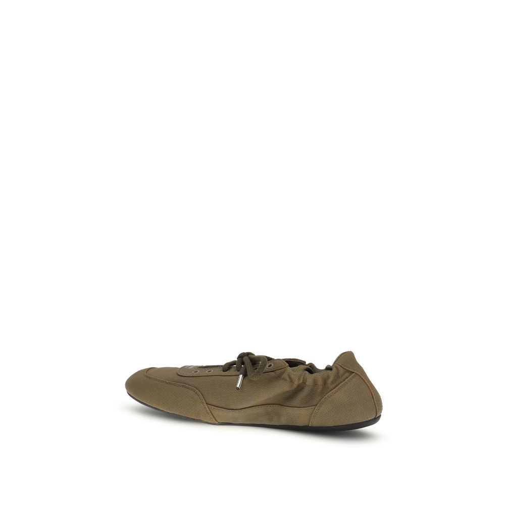 Prada Bicolor Cotton Athletic Sneakers - Luxury Boutique Co