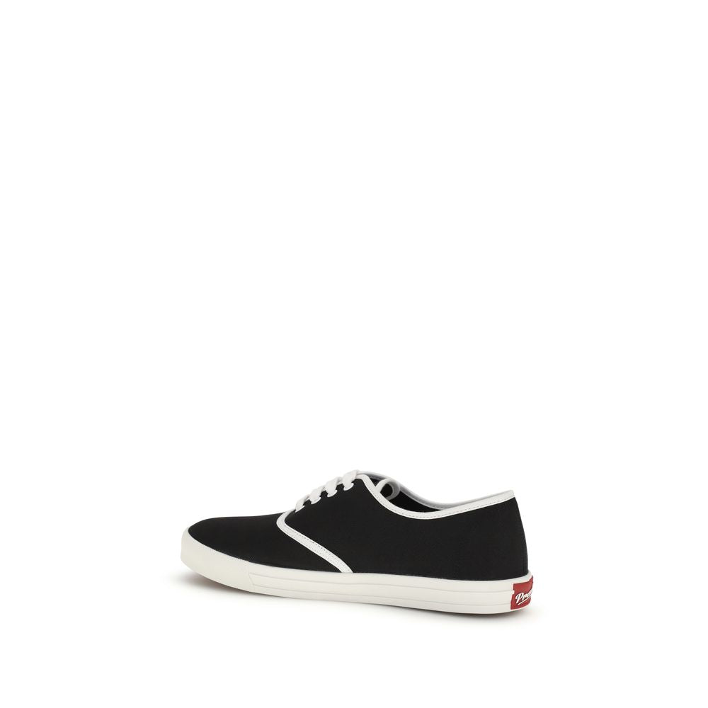 Prada Black Cotton Athletic Sneakers - Luxury Boutique Co