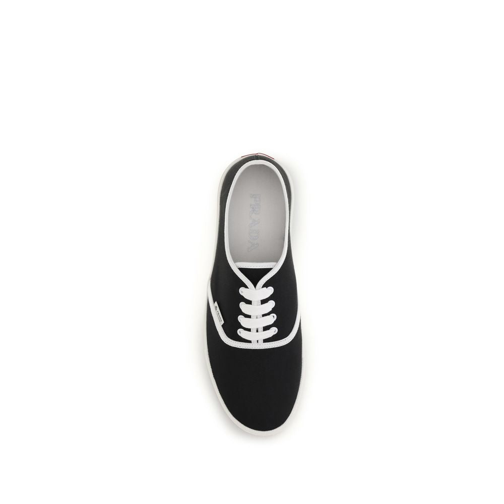 Prada Black Cotton Athletic Sneakers - Luxury Boutique Co