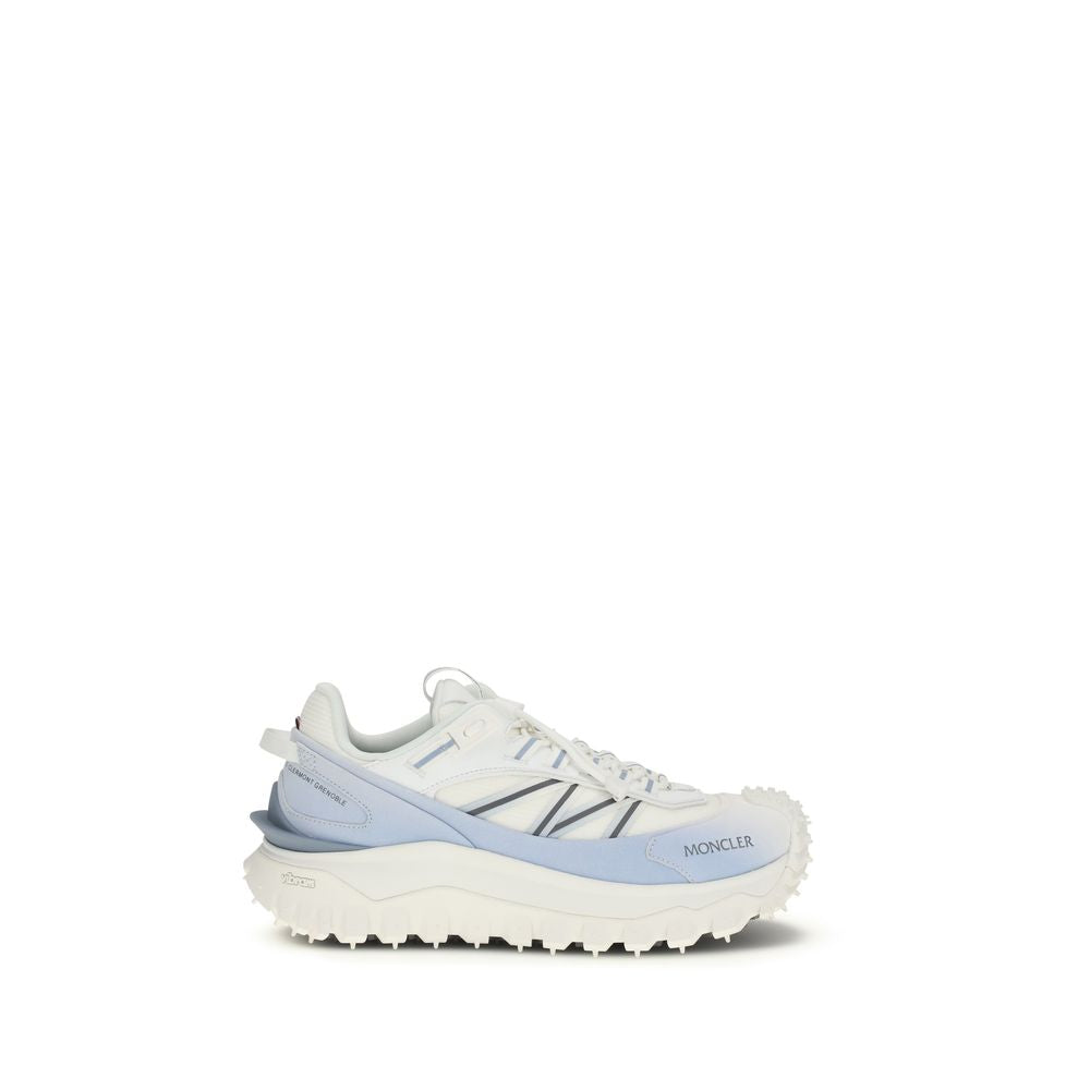 Moncler Blue Polyester Athletic Sneakers - Luxury Boutique Co
