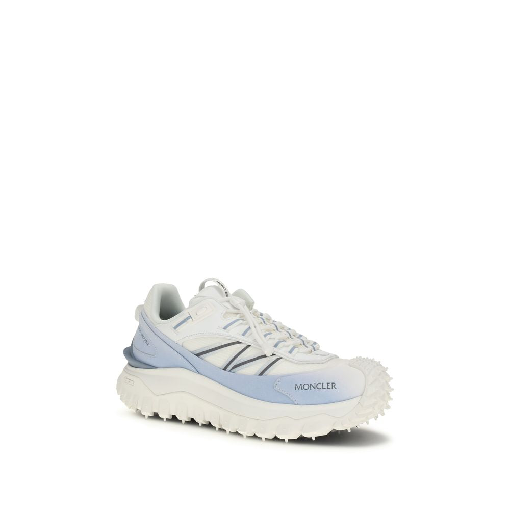 Moncler Blue Polyester Athletic Sneakers - Luxury Boutique Co